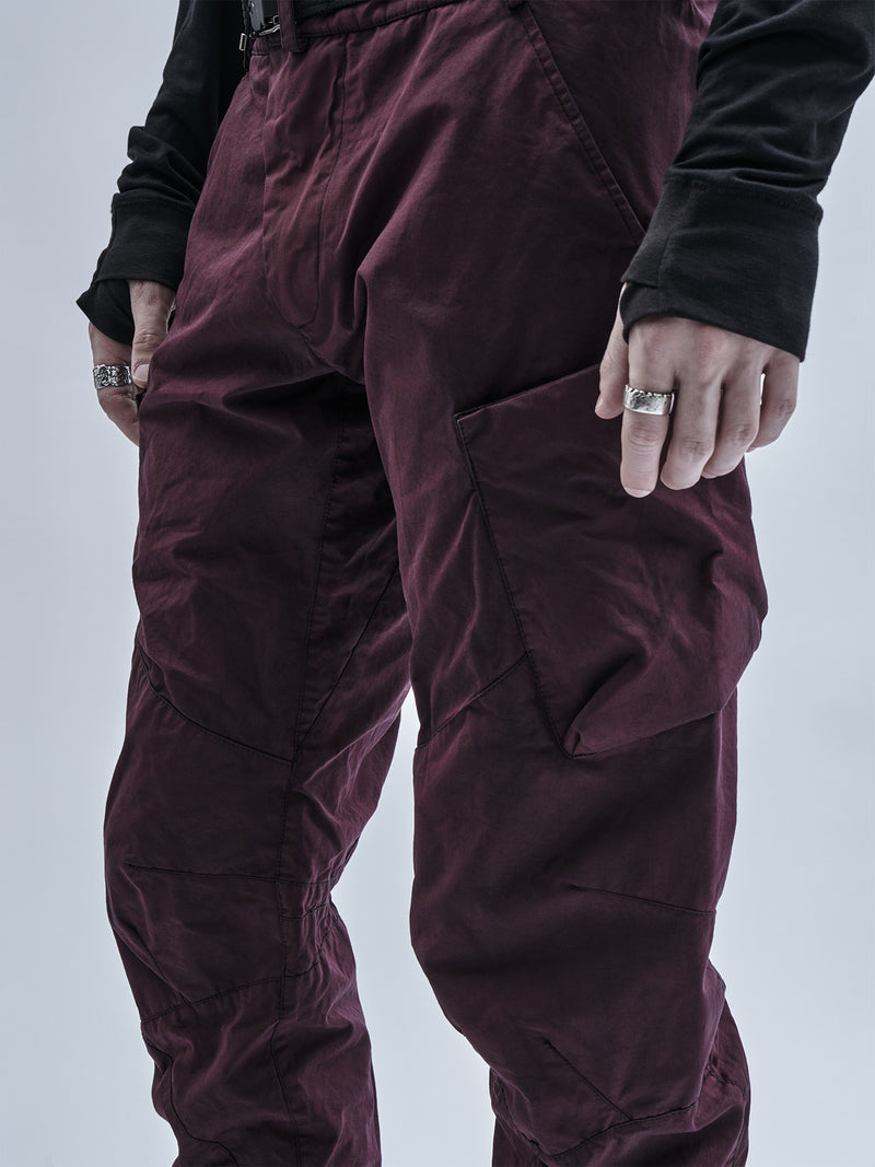 ameztu articulated cargo pants etaproof magma dye