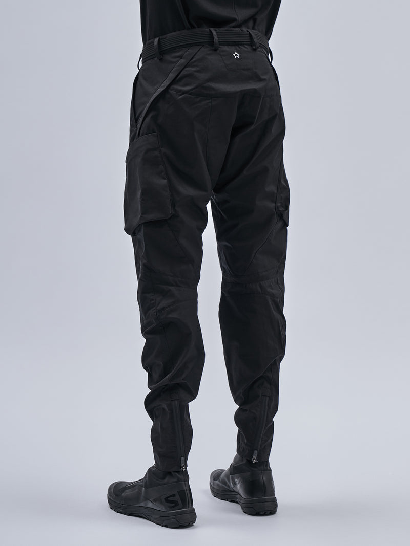 ameztu articulated cargo pants etaproof black