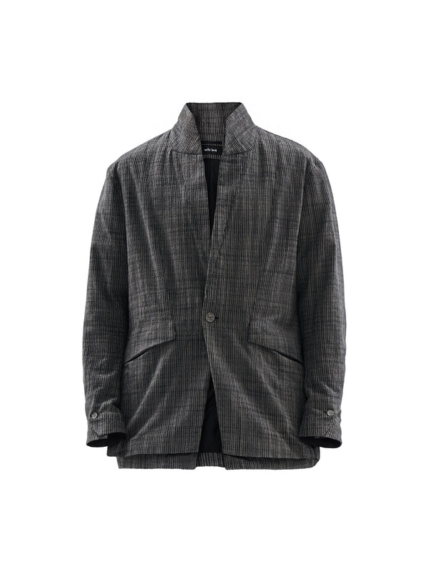 itxar blazer chalk stripe clay