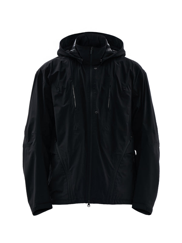 orain jacket schoeller allweather black / silver