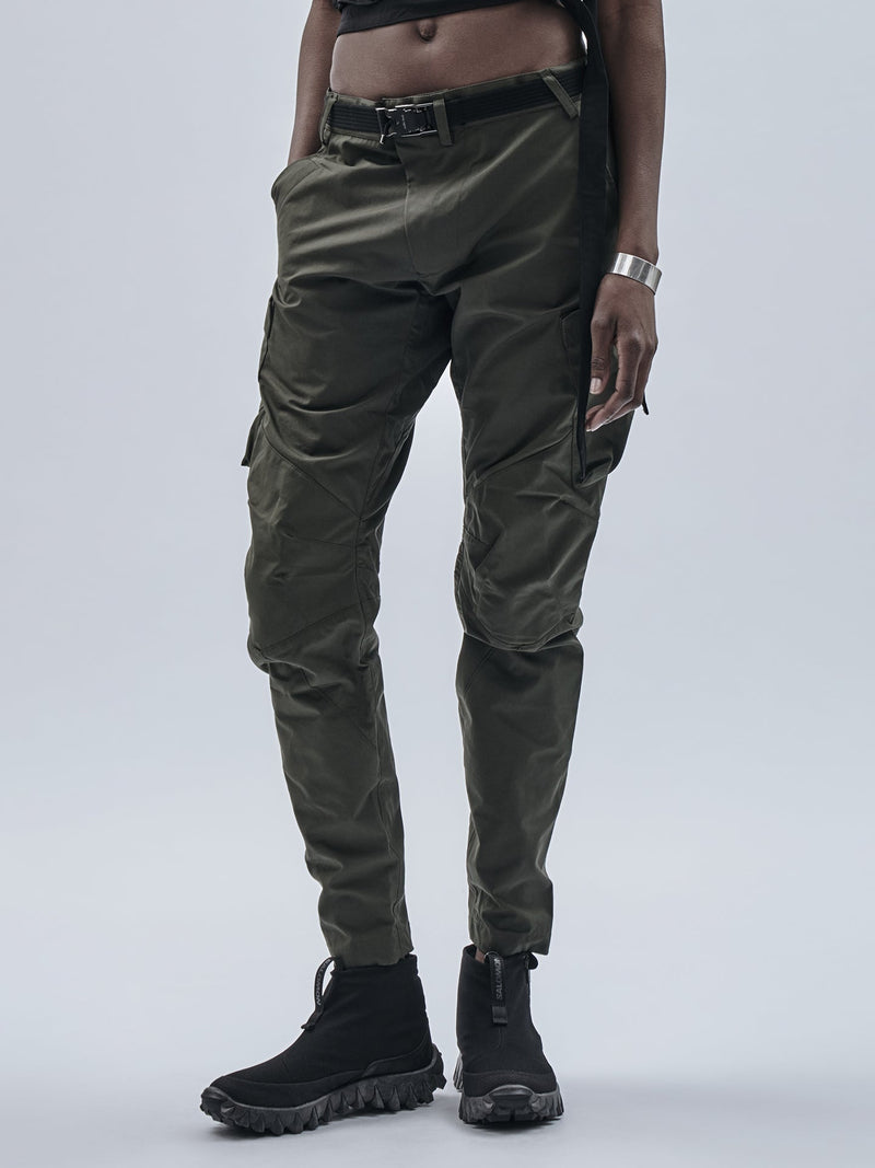 ameztu articulated cargo pants etaproof olive