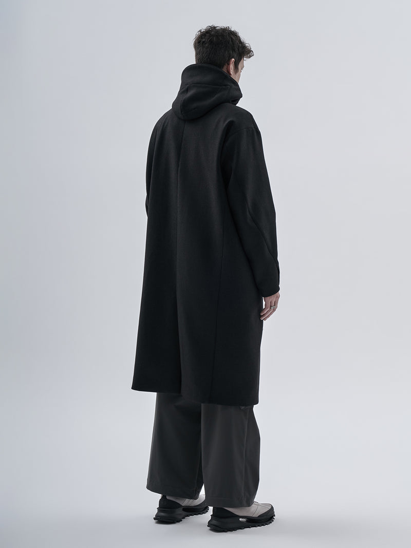 oihan coat technical wool onyx