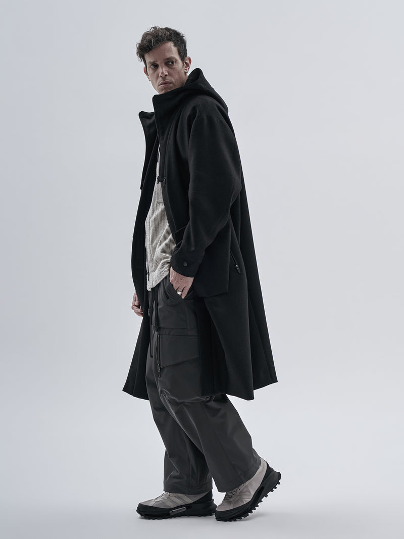 oihan coat technical wool onyx