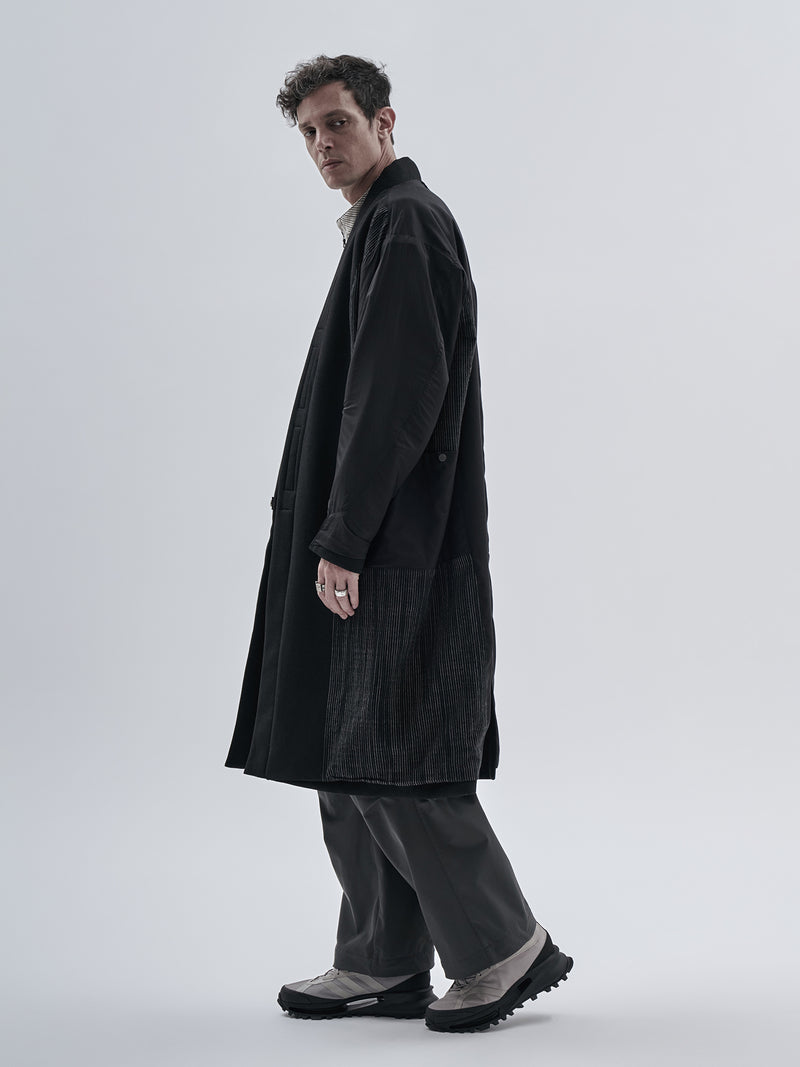 oihan coat technical wool onyx