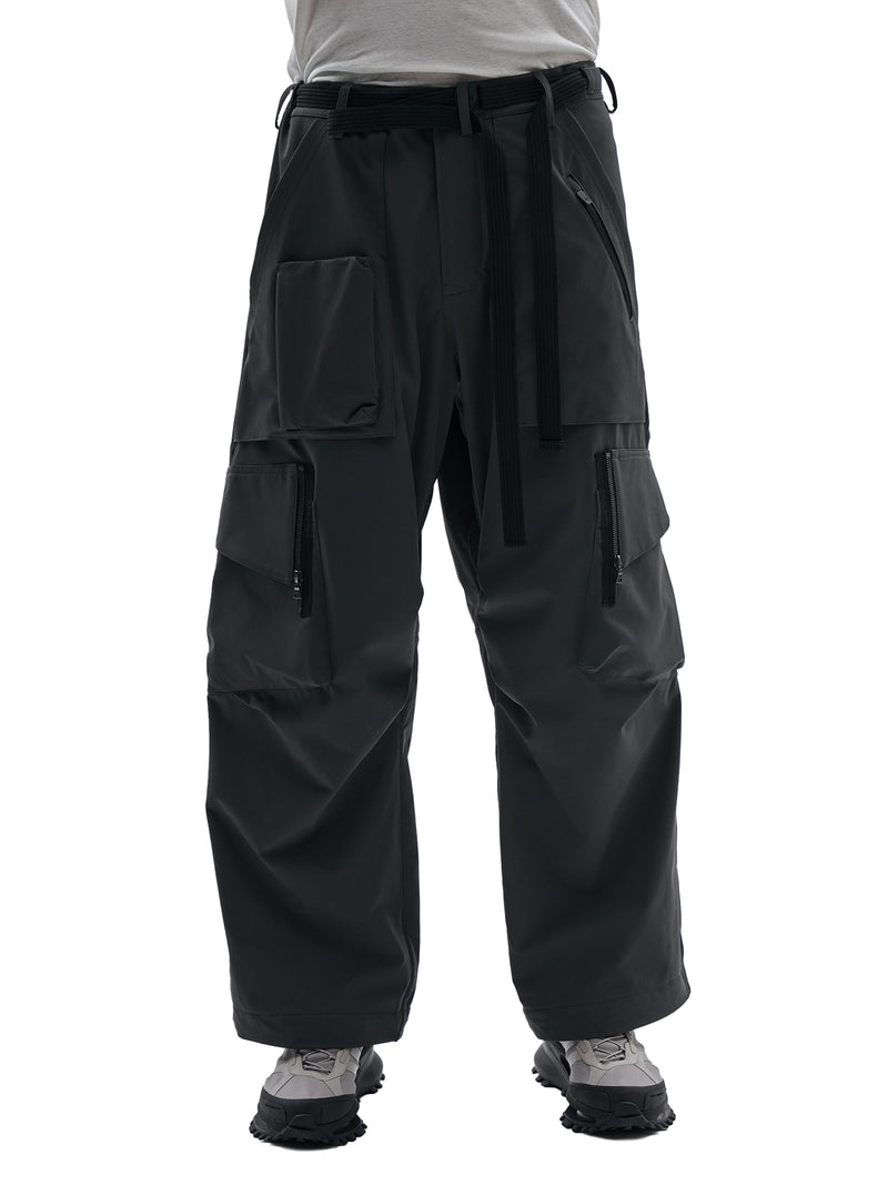 aroka cargo pants schoeller dryskin iron grey