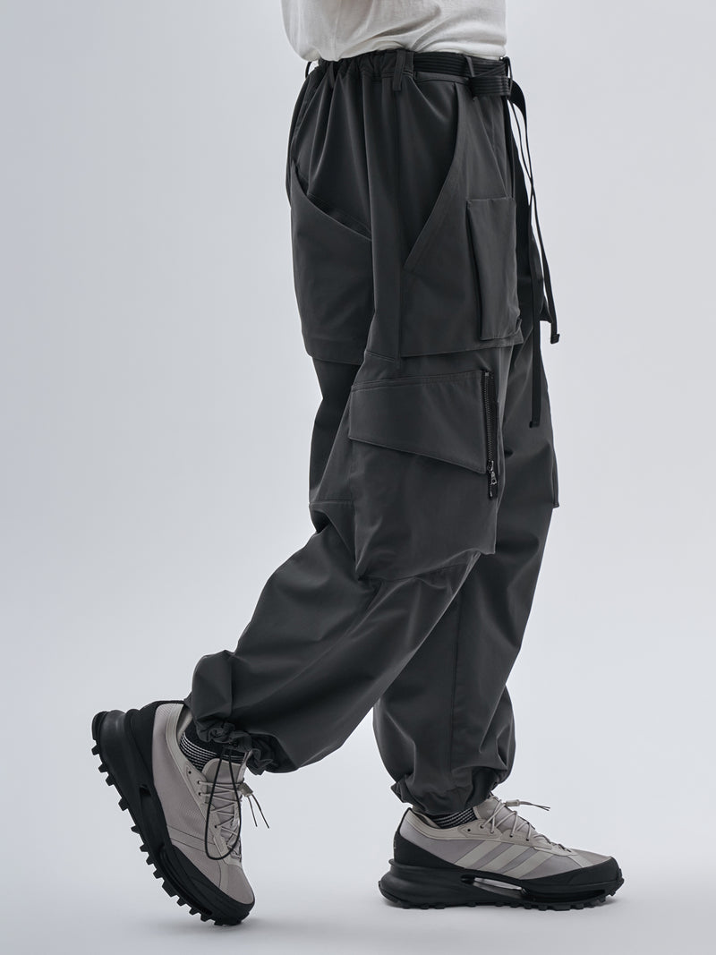 aroka cargo pants schoeller dryskin iron grey