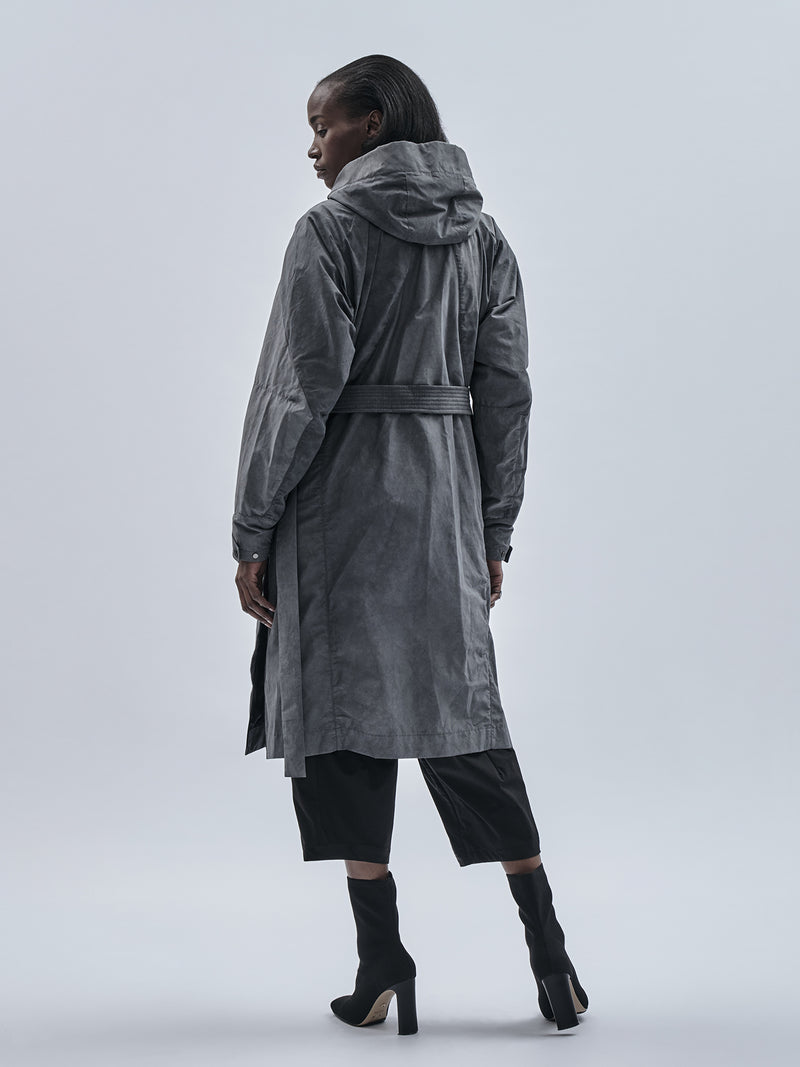 oihu coat cold dyed grey