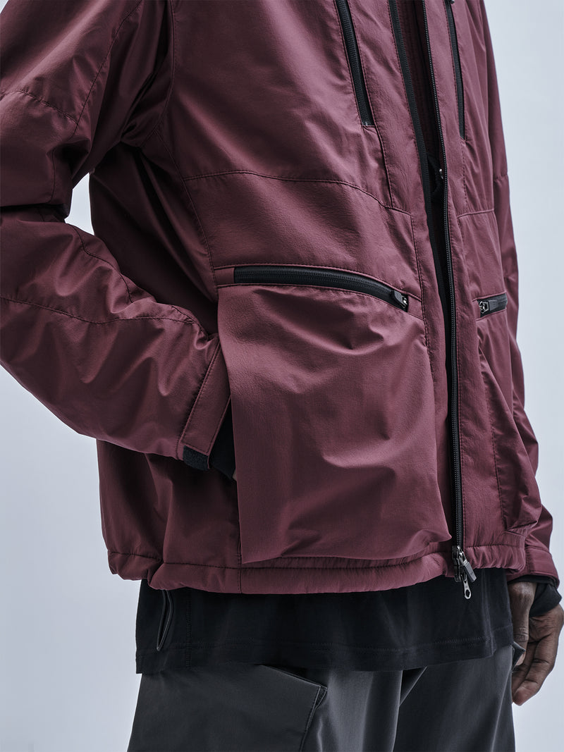 itzuri insulator jacket polartec alpha burgundy