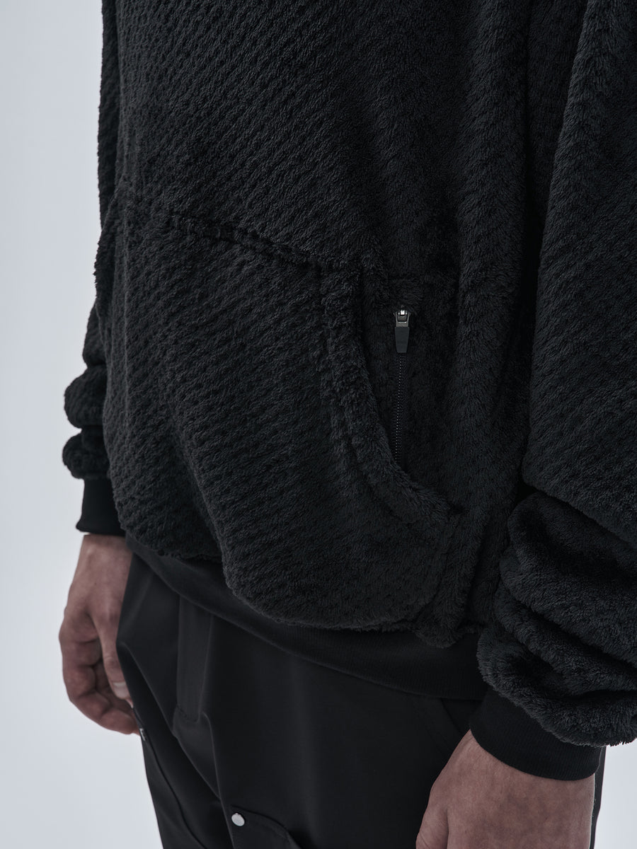 Concealed zipped side pocket
