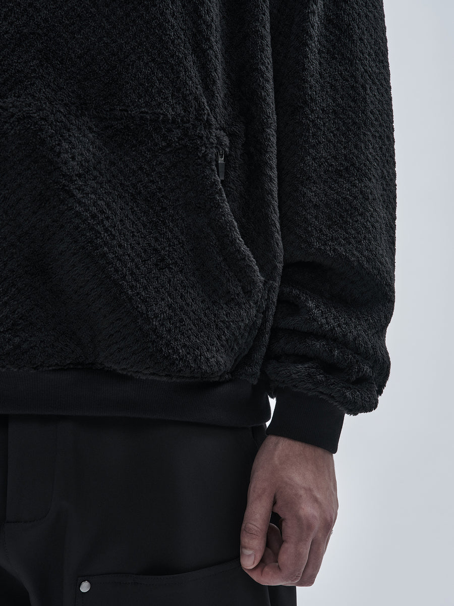 Pocket construction and concealed zipper