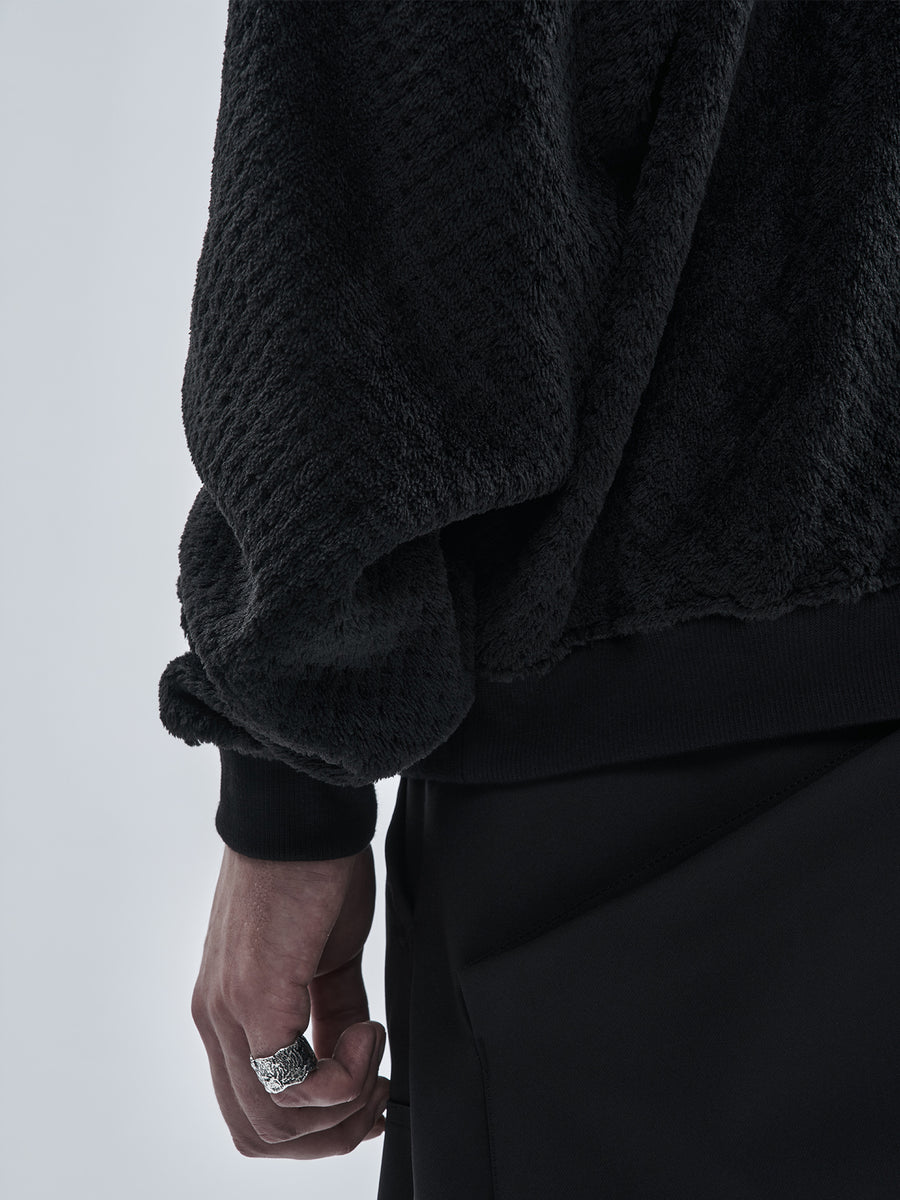 Ribbed cuffs and hem