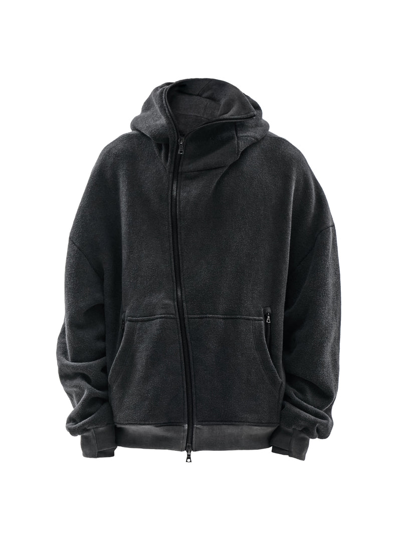 bihar hoodie cold dyed grey