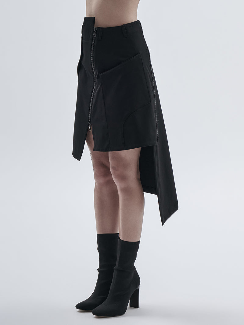 eztain skirt schoeller dryskin black