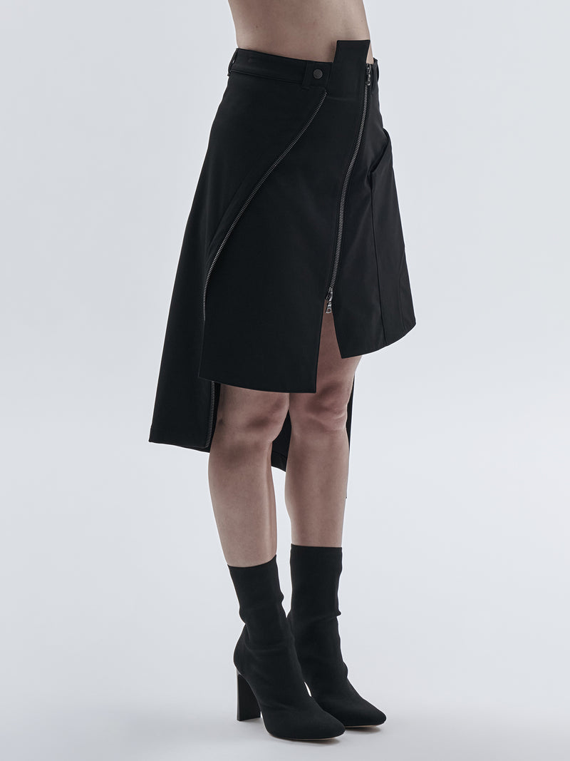 eztain skirt schoeller dryskin black