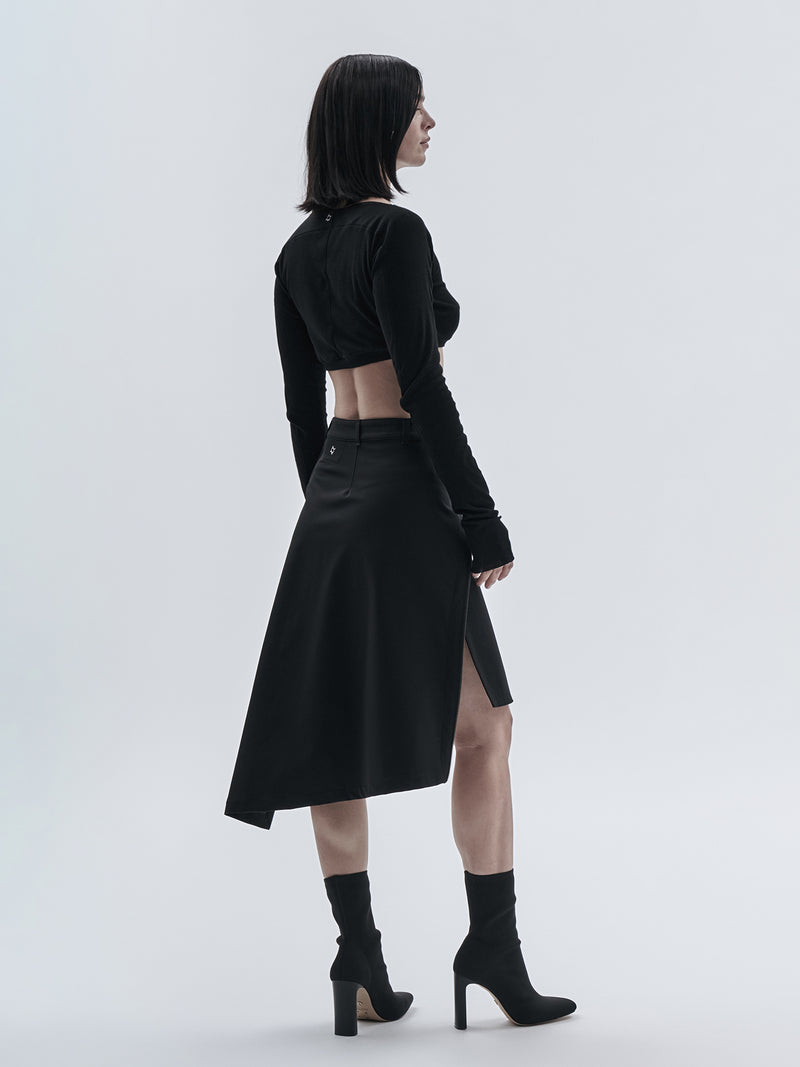 eztain skirt schoeller dryskin black