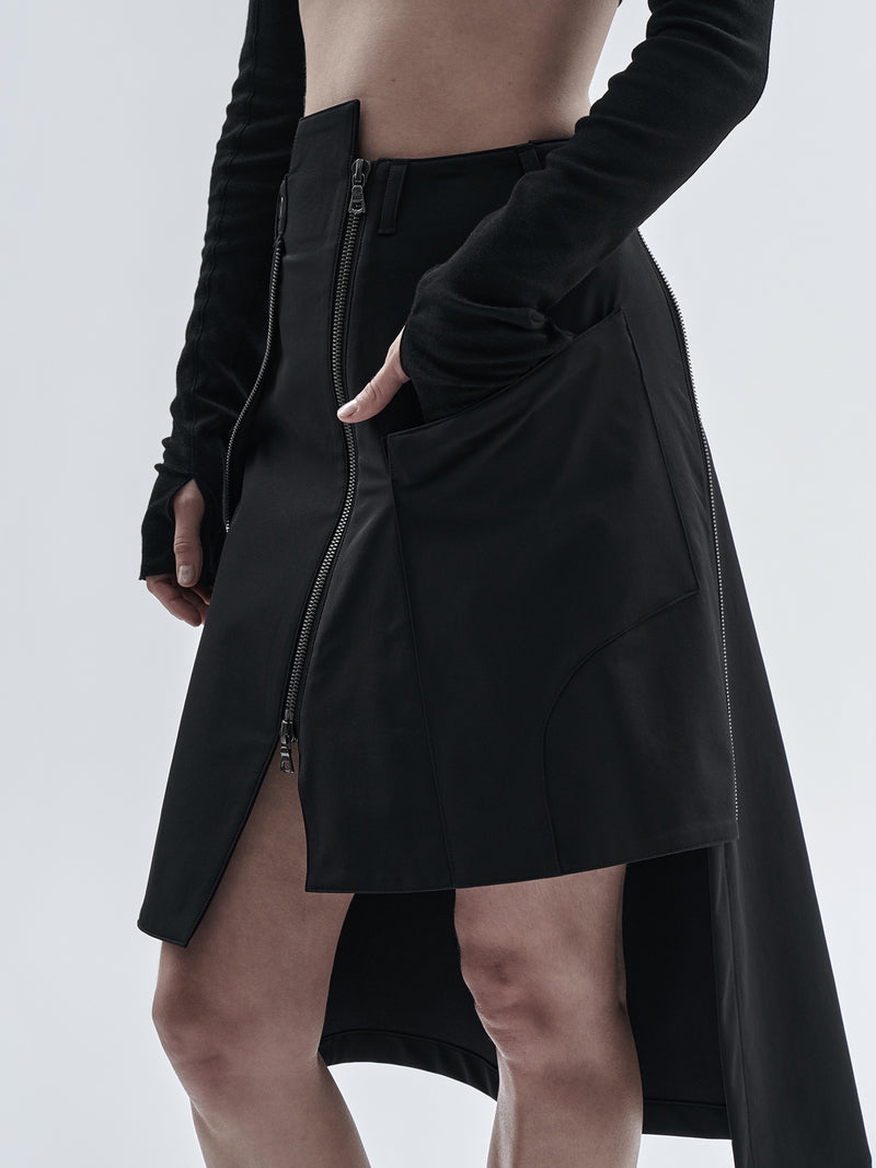 eztain skirt schoeller dryskin black