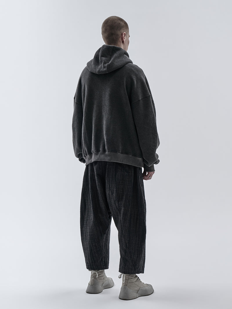 bihar hoodie cold dyed grey