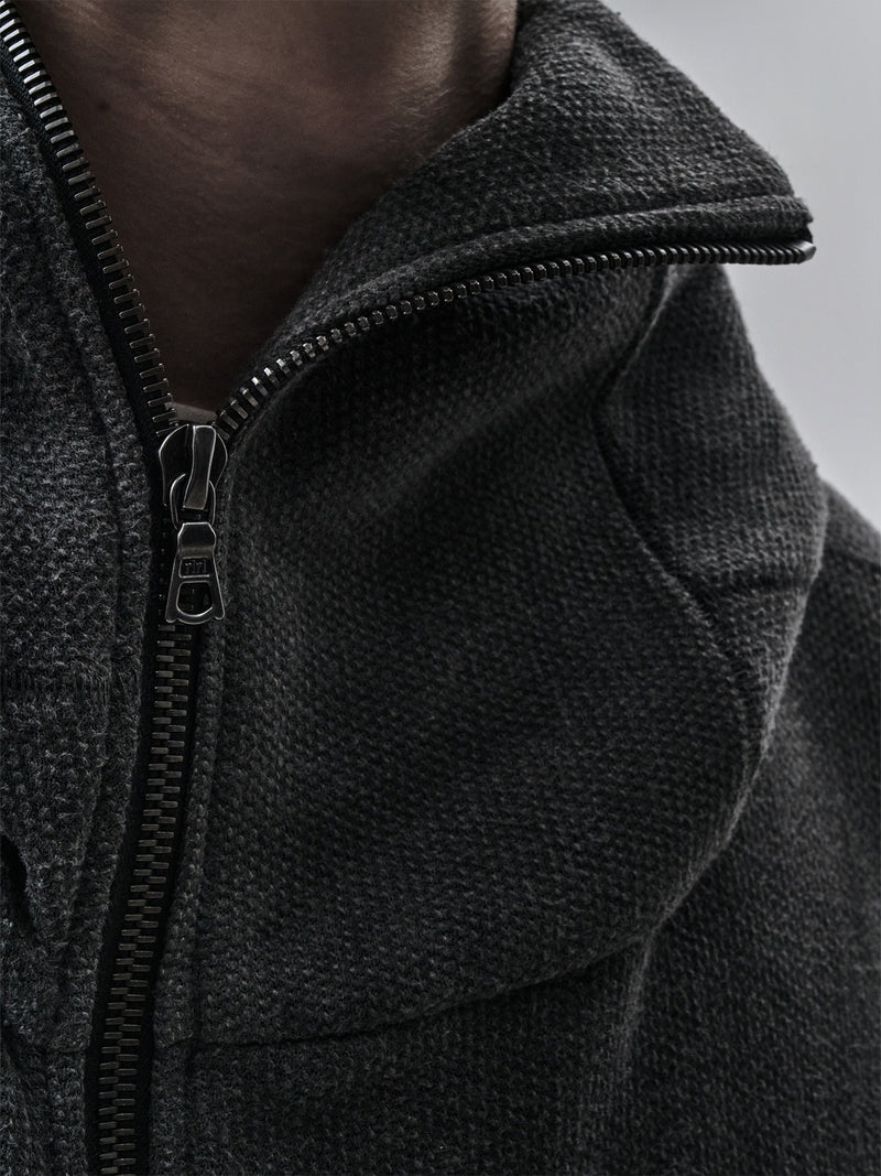 bihar hoodie cold dyed grey