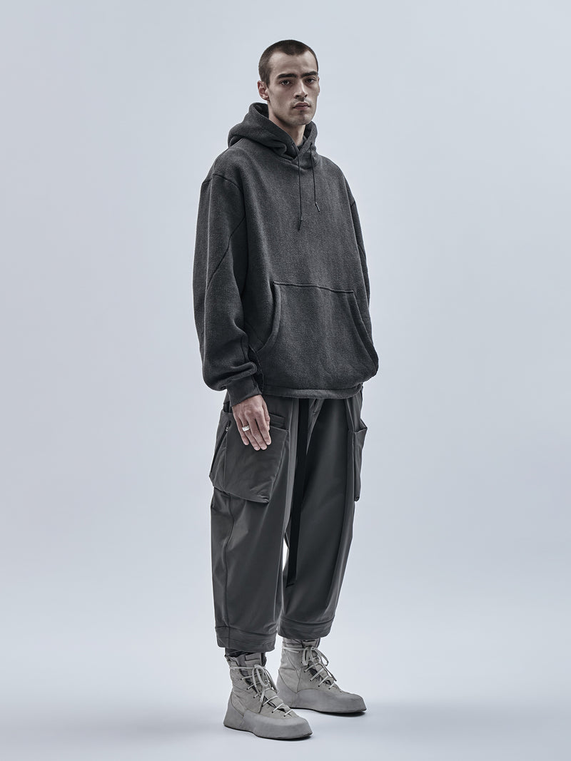 exalde hoodie cold dyed grey