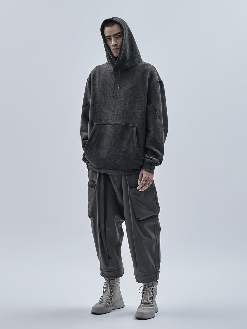 exalde hoodie cold dyed grey