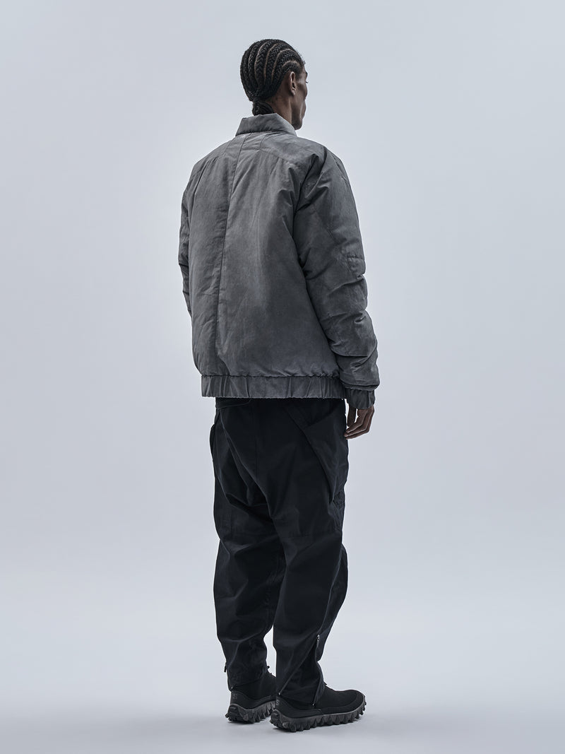 esekita bomber jacket cold dyed grey