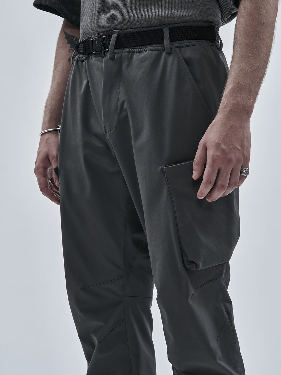 Elasticated waistband with belt loops