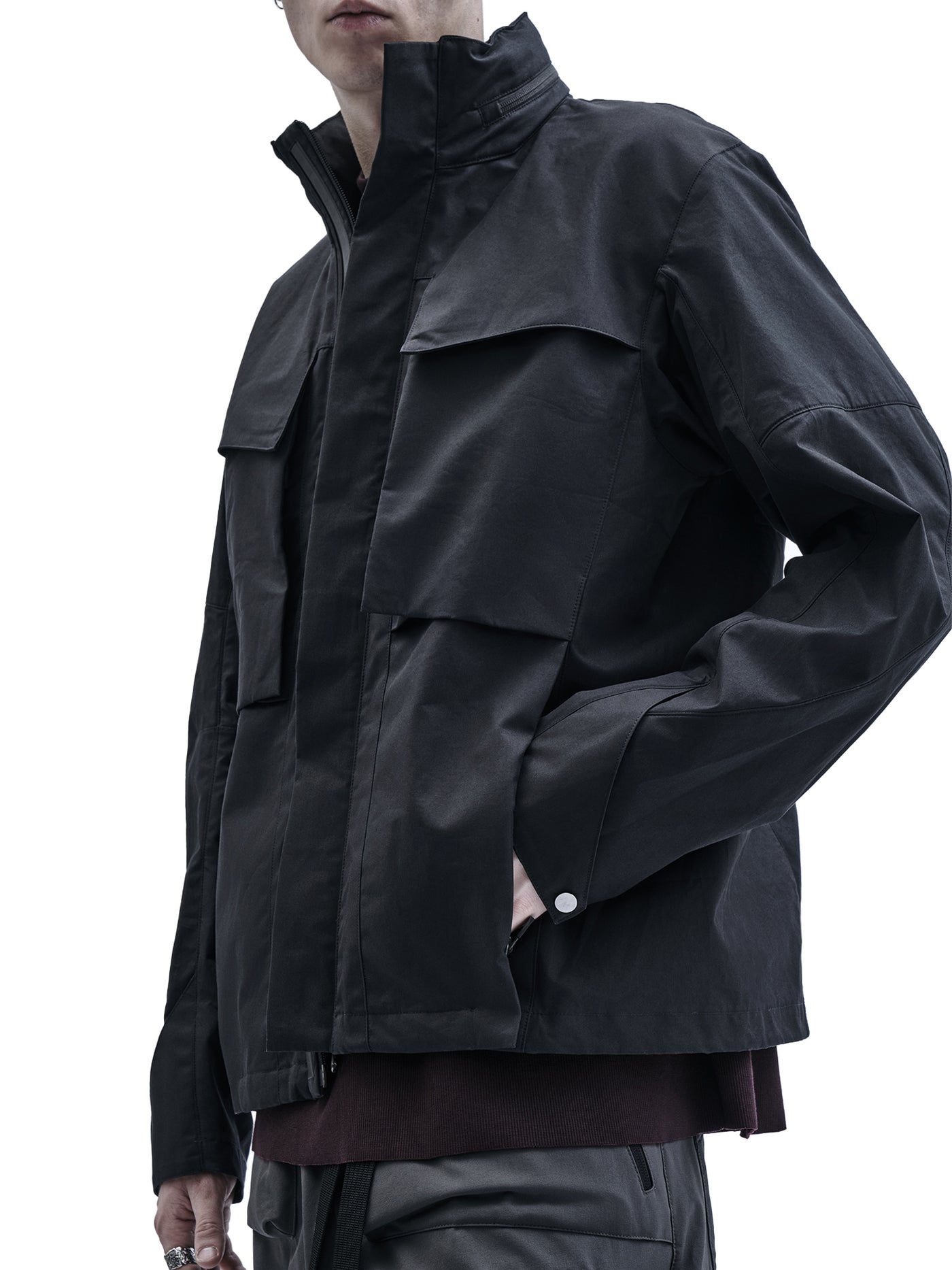 enfin levé - zehar jacket etaproof charcoal dye