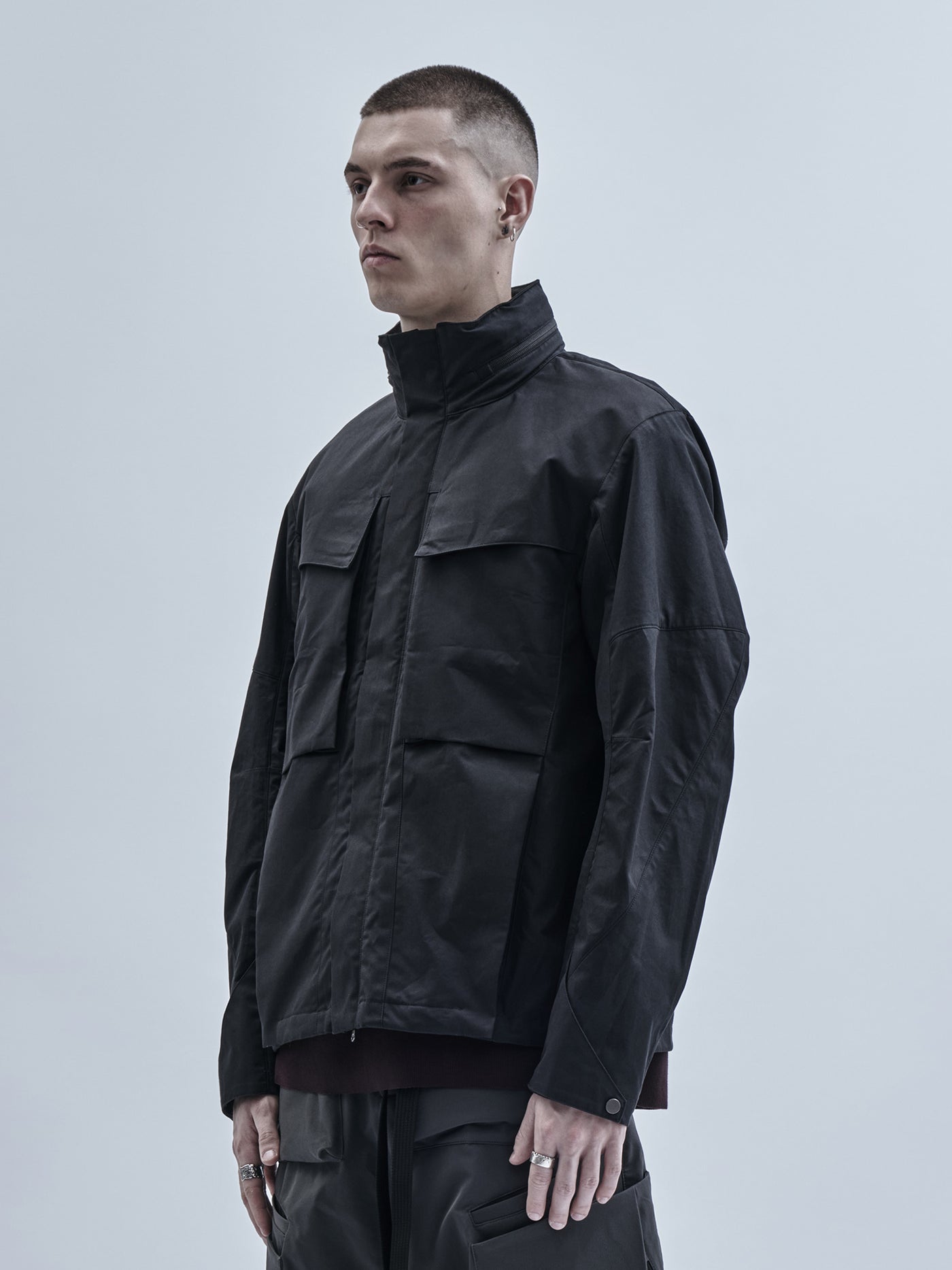 enfin levé - zehar jacket etaproof charcoal dye