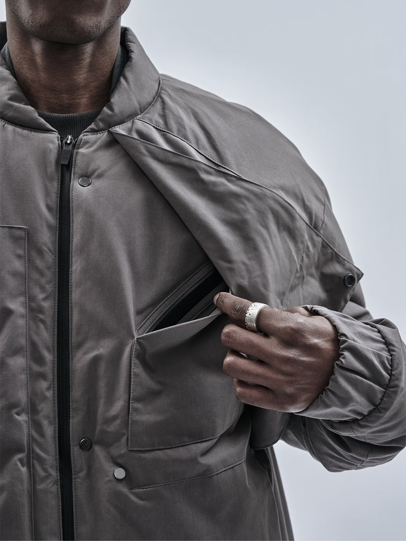 esekita bomber jacket stotz etaproof taupe