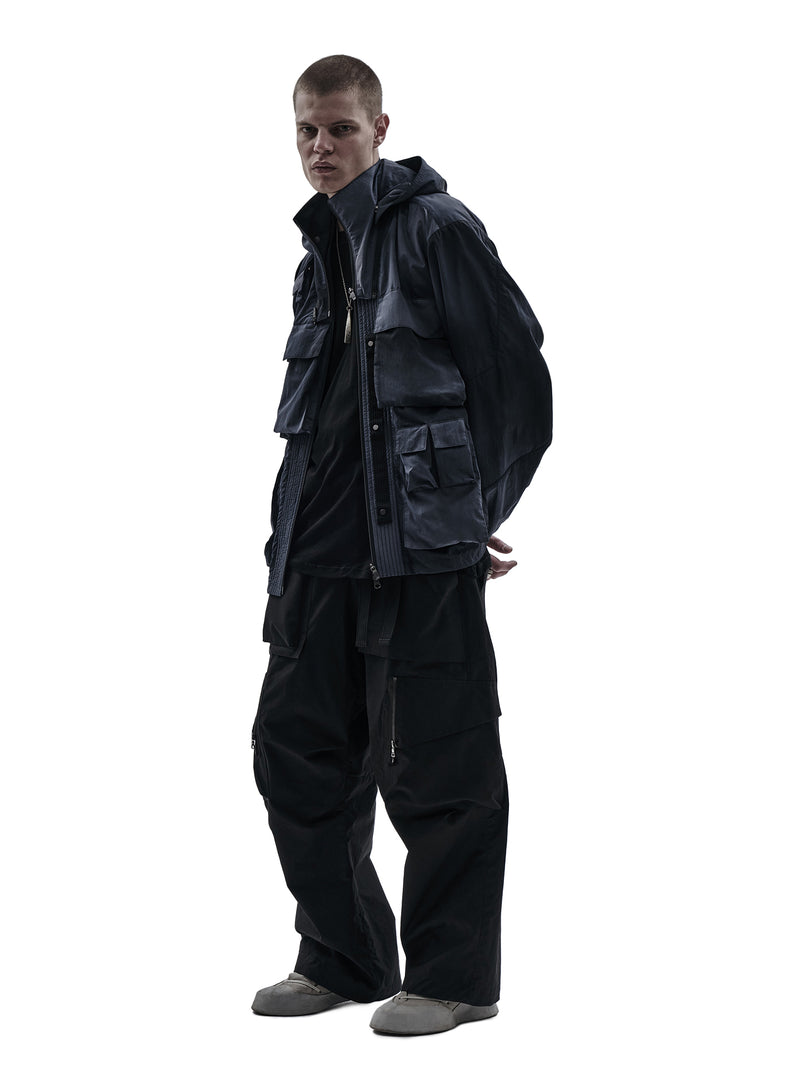 luken jacket cold dyed obsidian blue