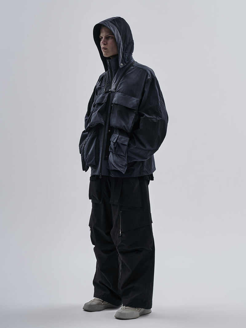 luken jacket cold dyed obsidian blue