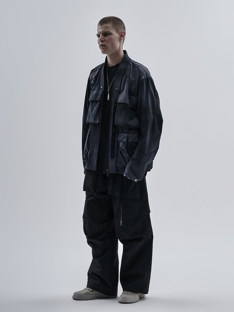 luken jacket cold dyed obsidian blue