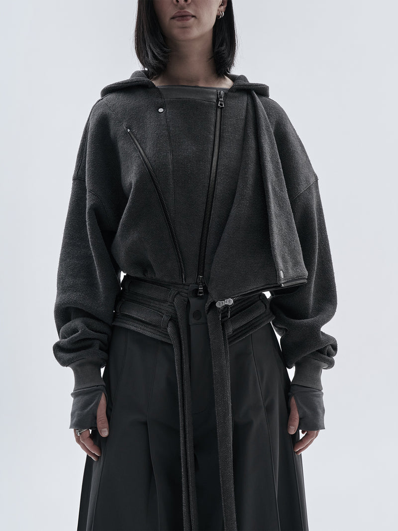 ixone jacket cold dyed grey