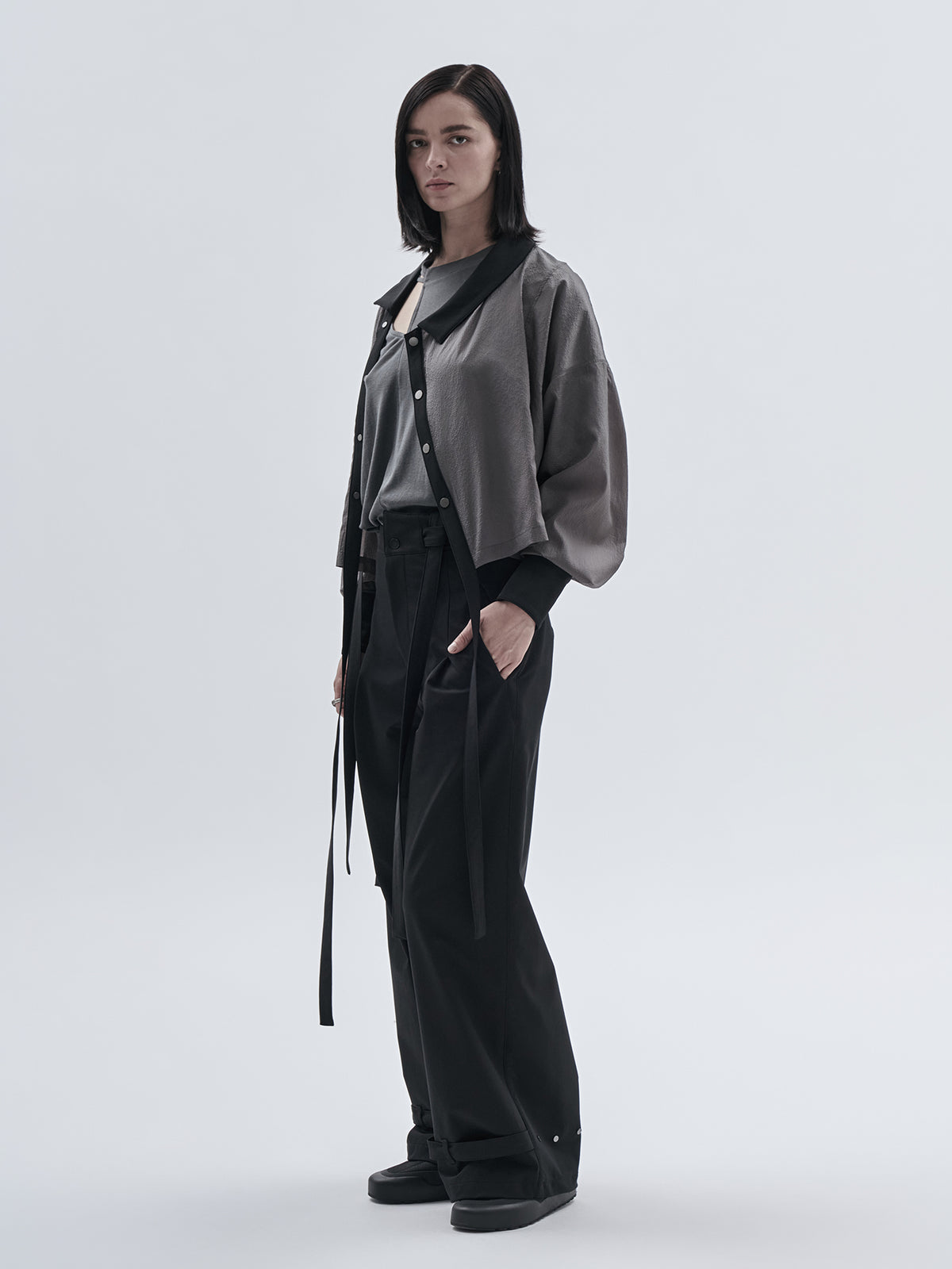 zirri blouse grey