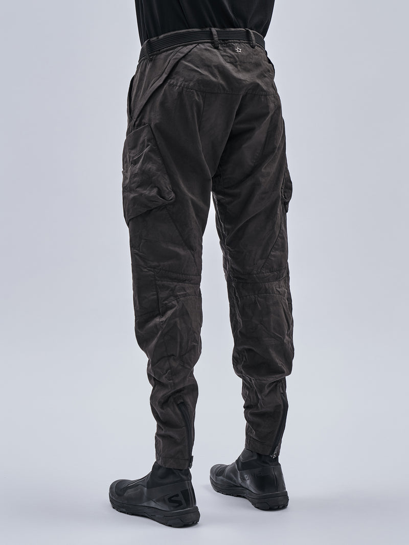 ameztu articulated cargo pants etaproof shadow dye – enfin levé