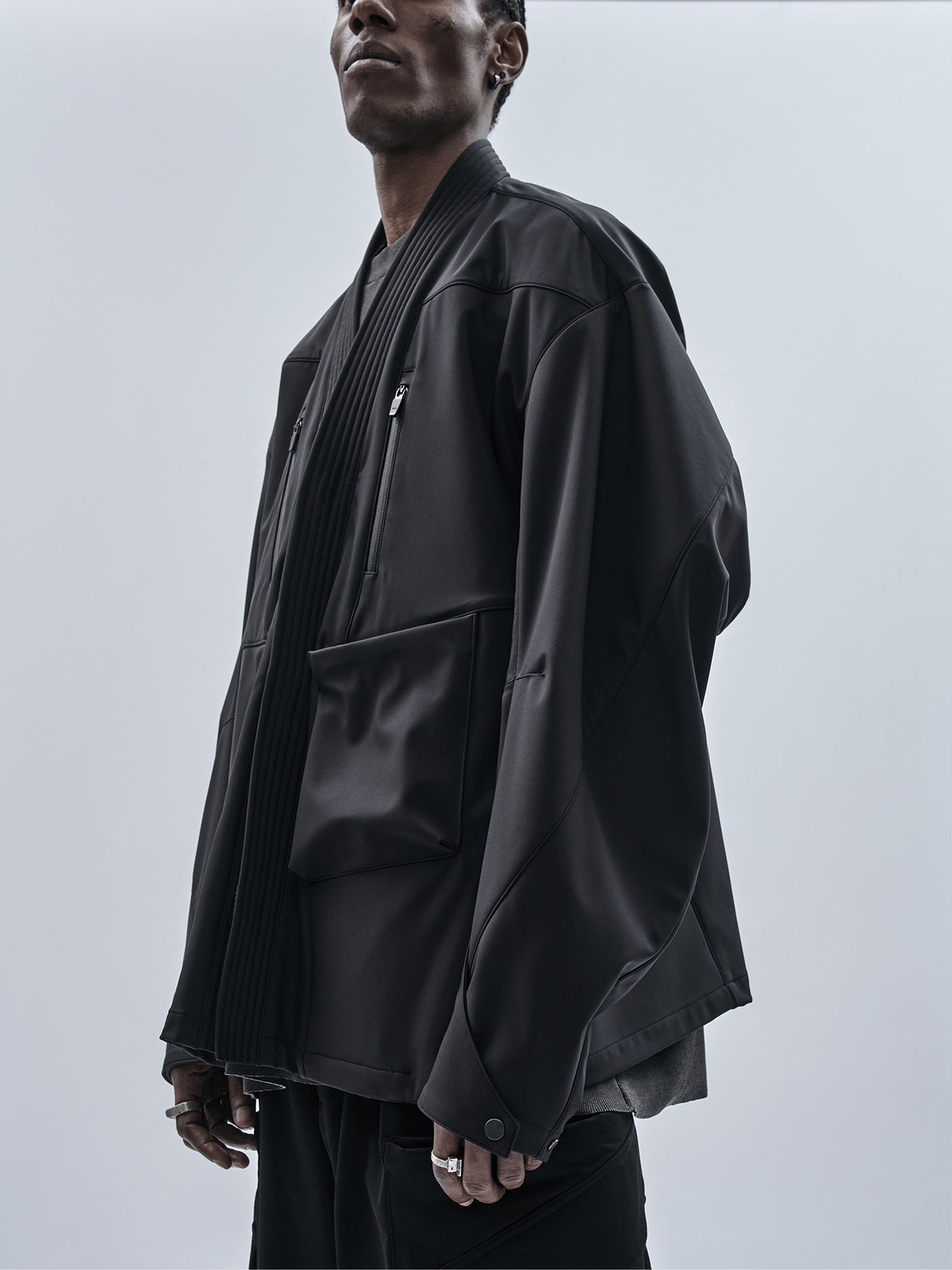 amaia jacket schoeller aeroshell black – enfin levé