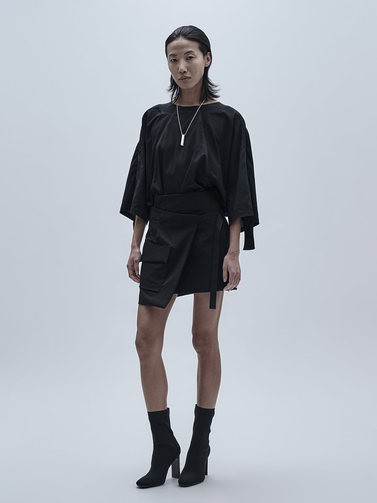 bildu skirt schoeller dryskin black