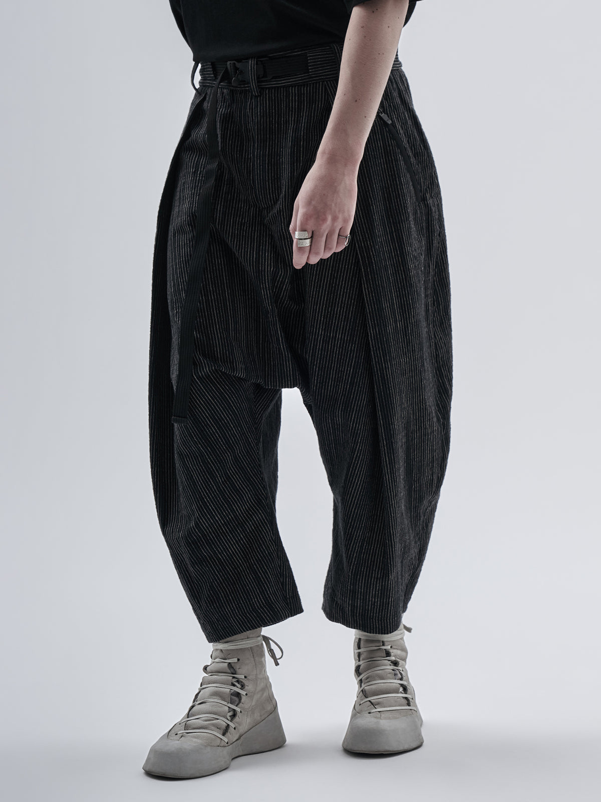 lainu pants chalk stripe nightfall