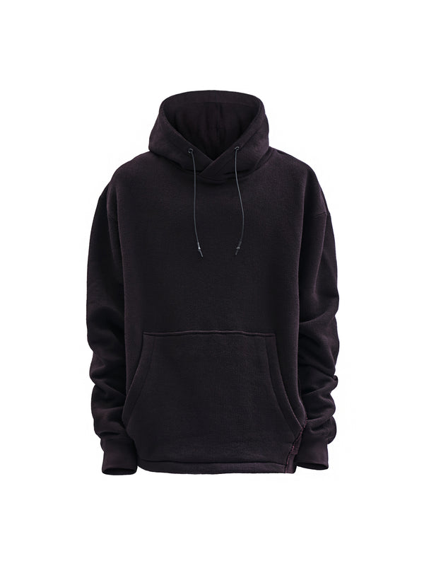 exalde hoodie cold dyed burgundy