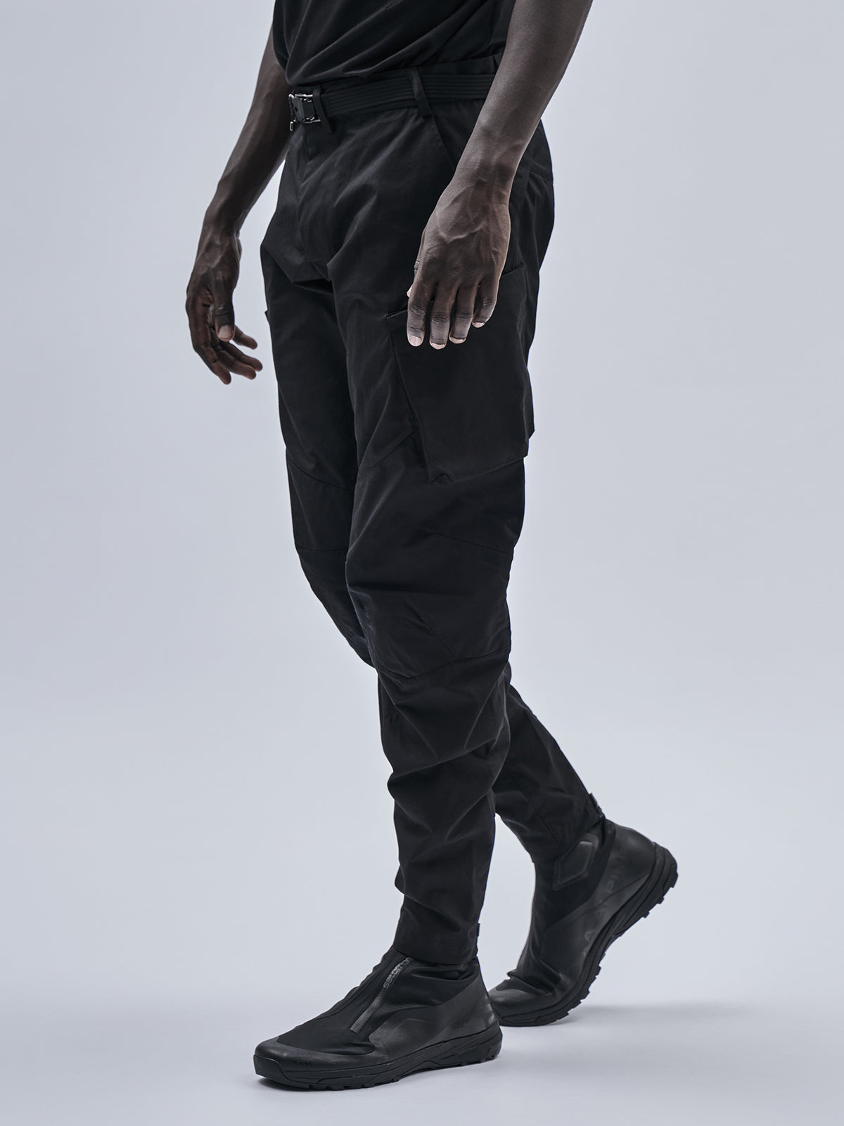 ameztu articulated cargo pants etaproof black