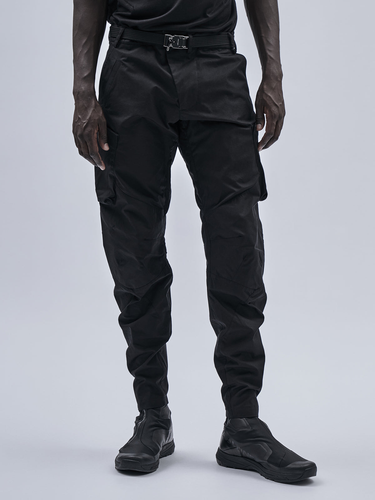 ameztu articulated cargo pants etaproof black