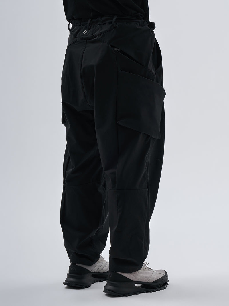 artxa cargo pants schoeller dryskin black