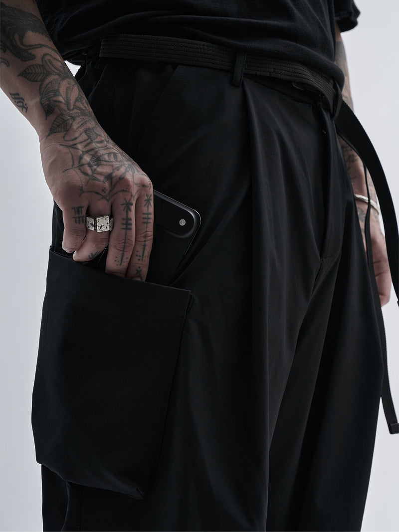 artxa cargo pants schoeller dryskin black