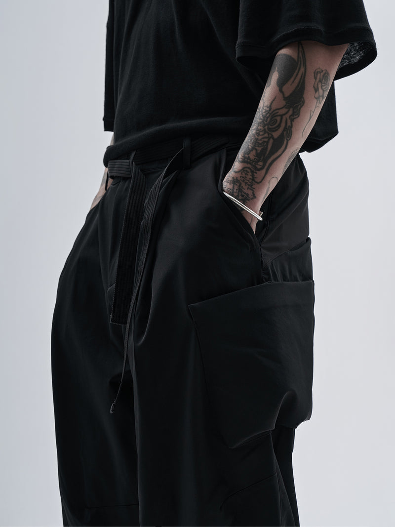 artxa cargo pants schoeller dryskin black