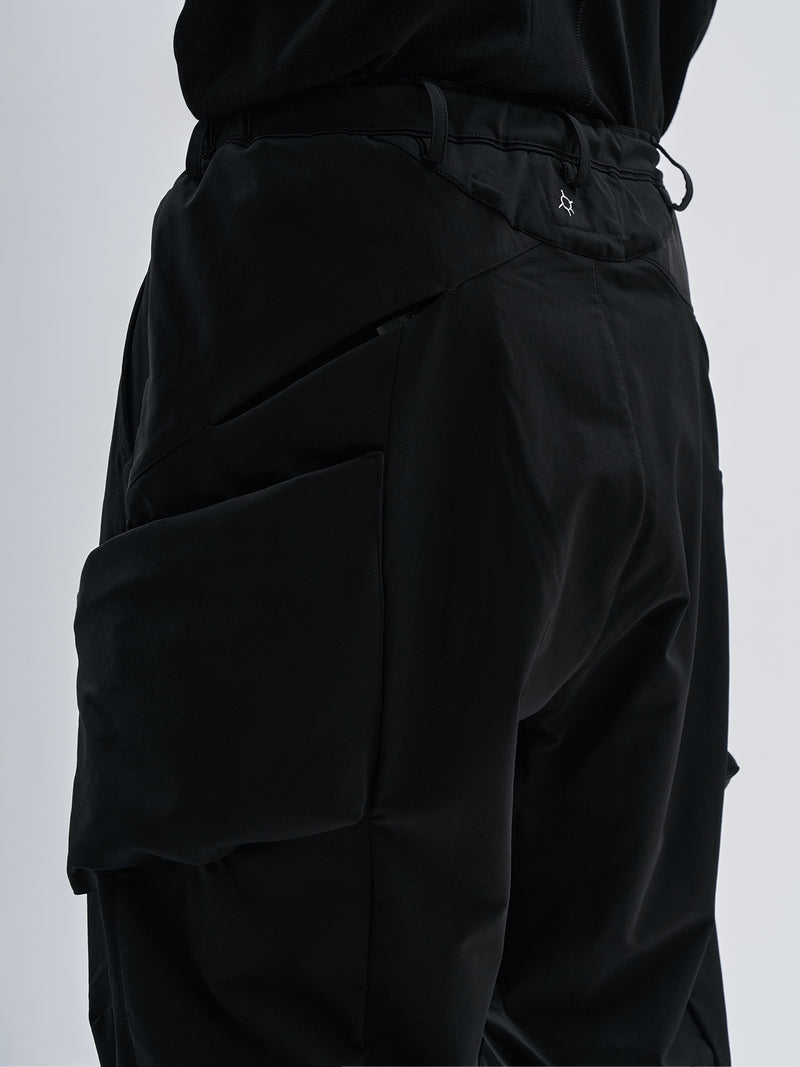 artxa cargo pants schoeller dryskin black