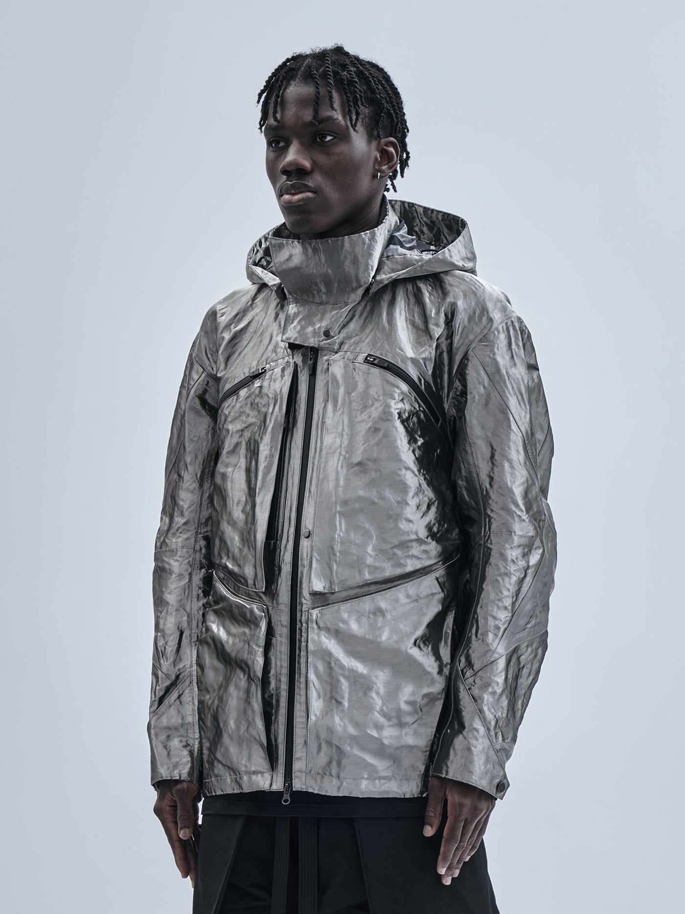 ジャケット・アウター louren no collar jacket charcoal Cropped Jacket – _J.L-A.L_