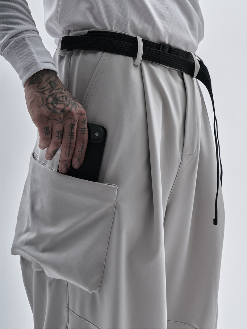 artxa cargo pants ivory