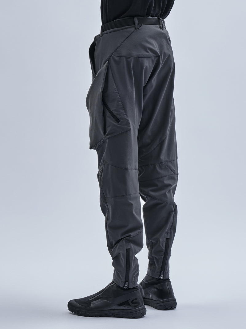 desoreka articulated cargo pants schoeller dryskin iron grey