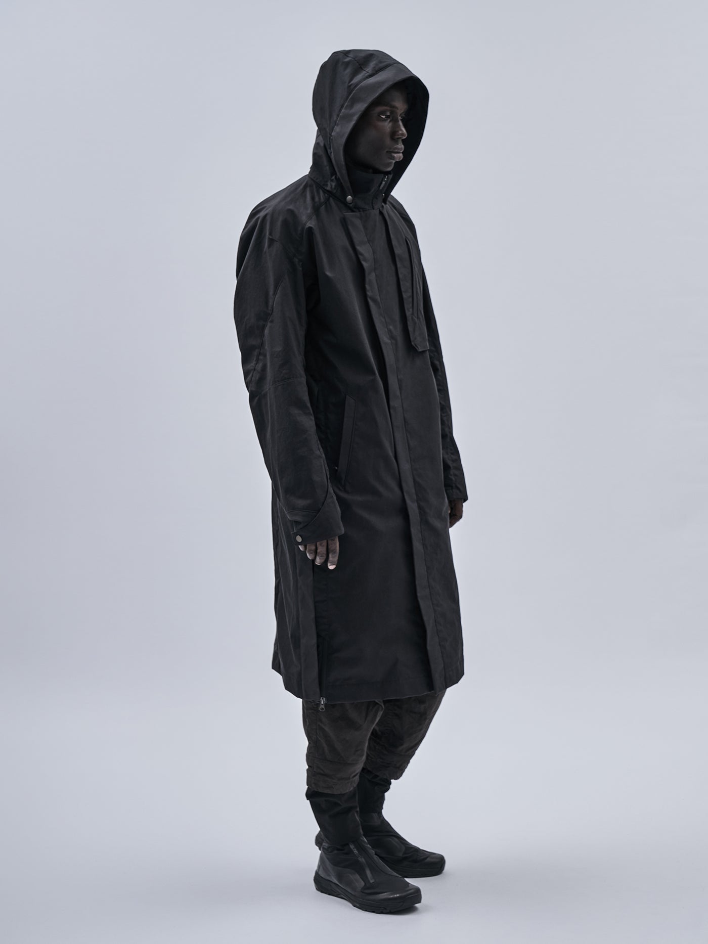 enfin levé - unai adjustable coat etaproof shadow dye
