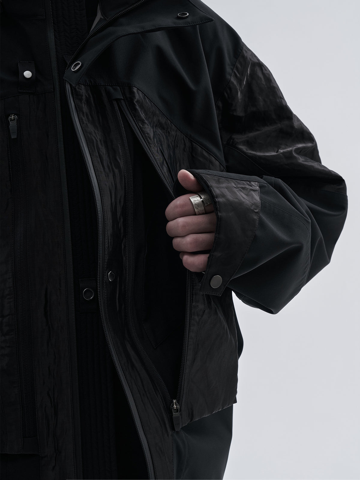 urren jacket schoeller metal / allweather black